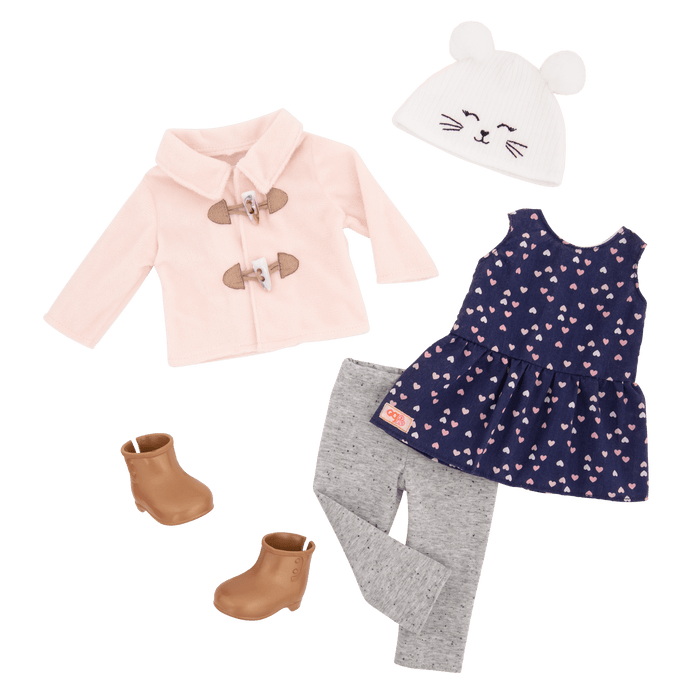 Winter outfit for 18-inch doll
