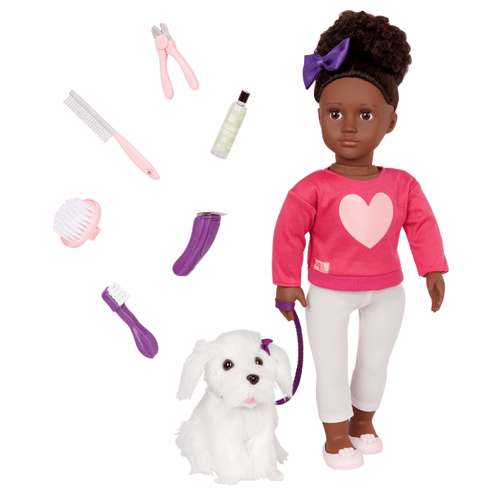Our Generation 18-inch Doll & Pet Choyce & Jewel