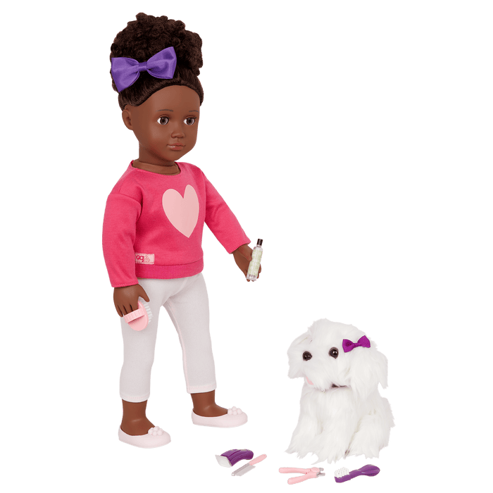 Our Generation 18-inch Doll & Pet Choyce & Jewel