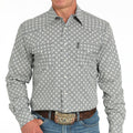 Cinch Men's L/S Modern Fit Multicolored Geometric Print Western Snap Shirt