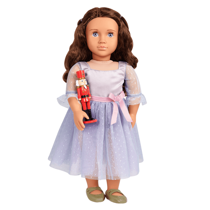 Our Generation 18-inch Ballerina Doll Clara & Nutcracker Accessory