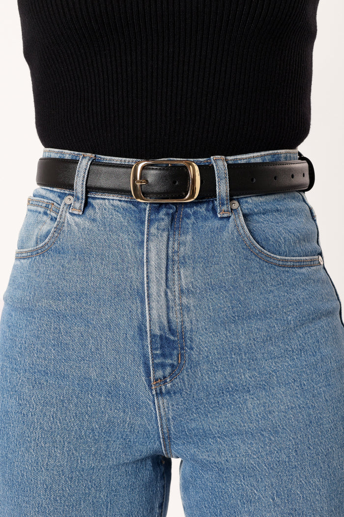 Petal and Pup USA ACCESSORIES Classic Belt - Black One Size