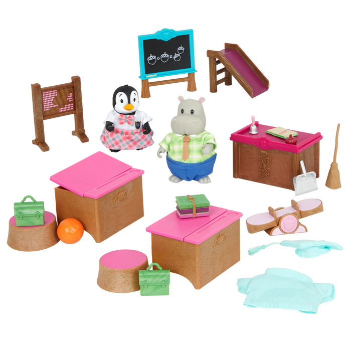 Classroom & Playground Set - Deluxe - Li’l Woodzeez