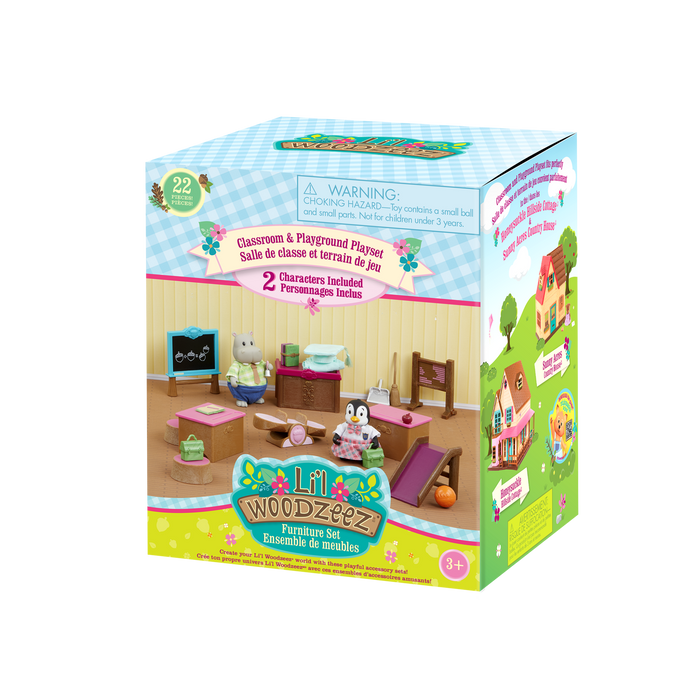 Classroom & Playground Set - Deluxe - Li’l Woodzeez