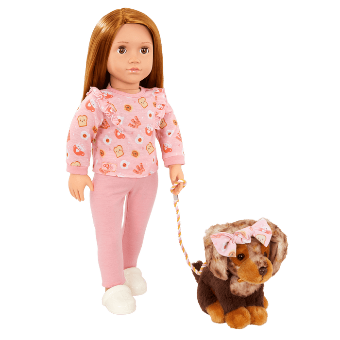 Our Generation 18-inch Doll & Pet Claudia & Cinnamon