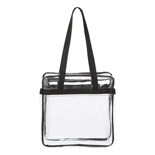 Clear Tote with Zipper