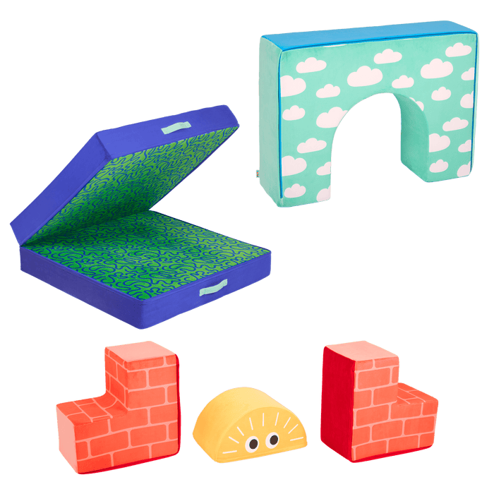 Foam fort building set