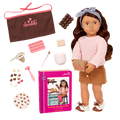 Our Generation Posable 18-inch Baker Doll Coco & Storybook