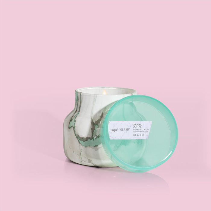 Coconut Santal Modern Marble Petite Jar