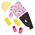 Our Generation Colors of Fun Outfit for 18-inch Dolls
