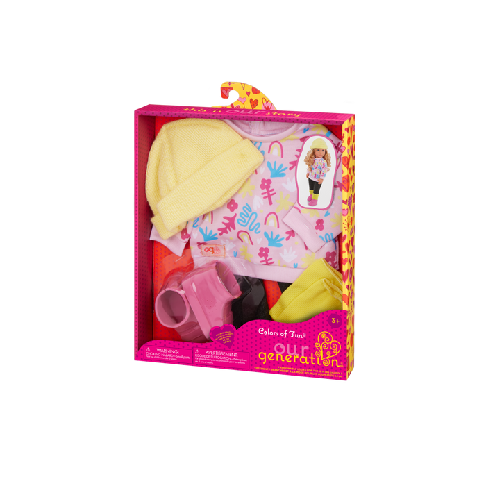 Our Generation Colors of Fun Outfit for 18-inch Dolls