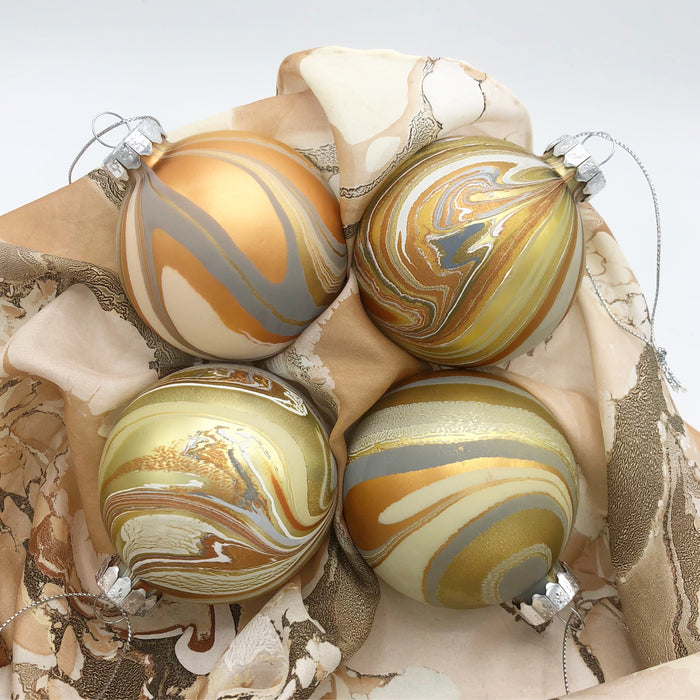 Copper Coins Small Ornament Set - No One Alike