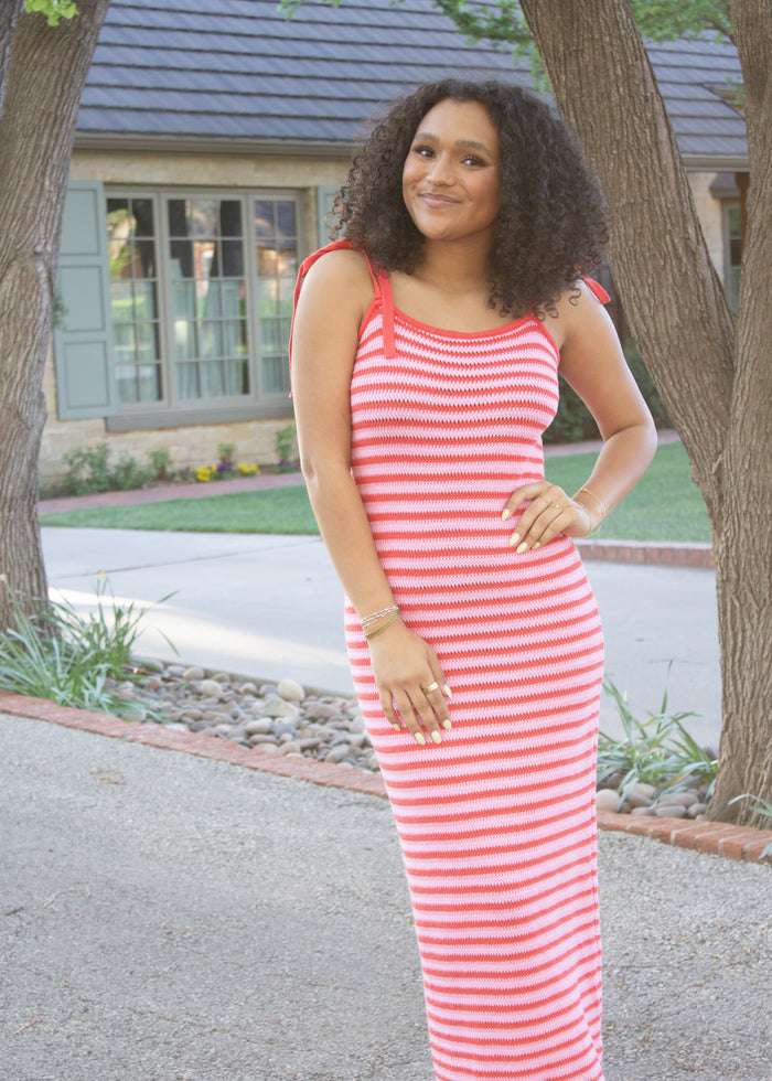 Cotton Sweater Maxi Dress