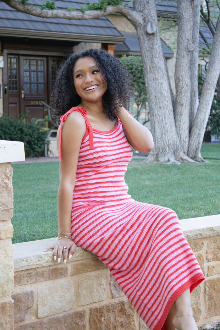 Cotton Sweater Maxi Dress