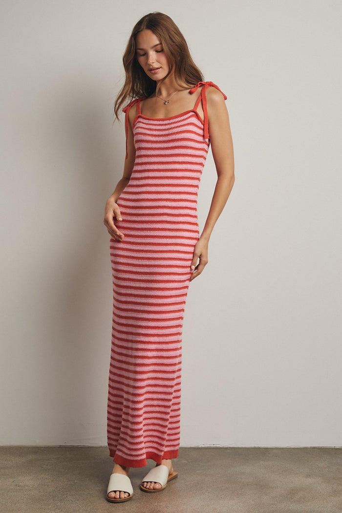 Cotton Sweater Maxi Dress