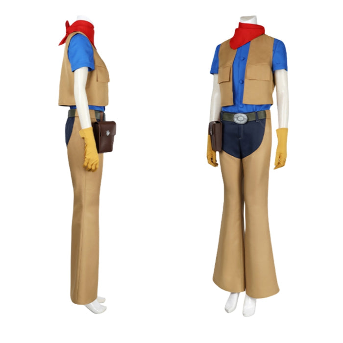Cowgirl Peach Costume - Mario Princess Peach: Showtime Cos Replica - Adult & Kids Full Set