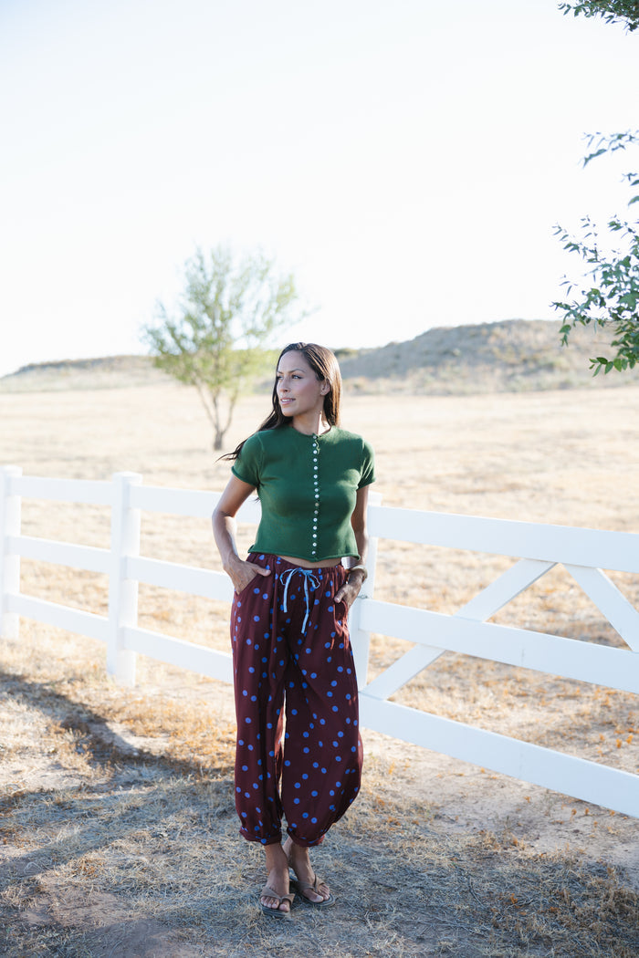 Cozy Cabin Cotton Knit Top