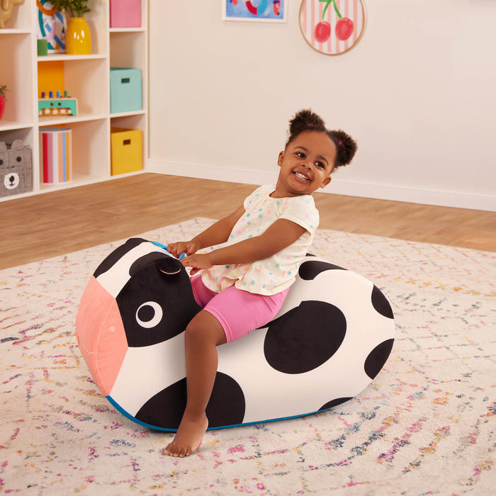 Foam rocking cow