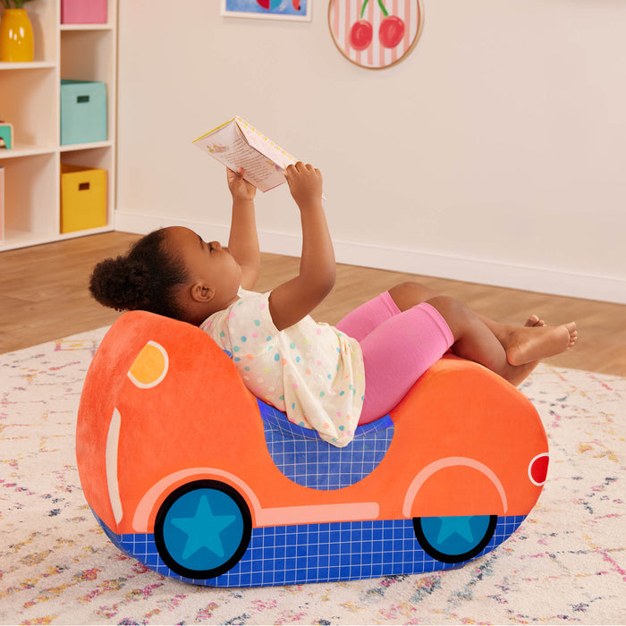 Foam rocking race car