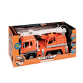 Orange toy crane truck