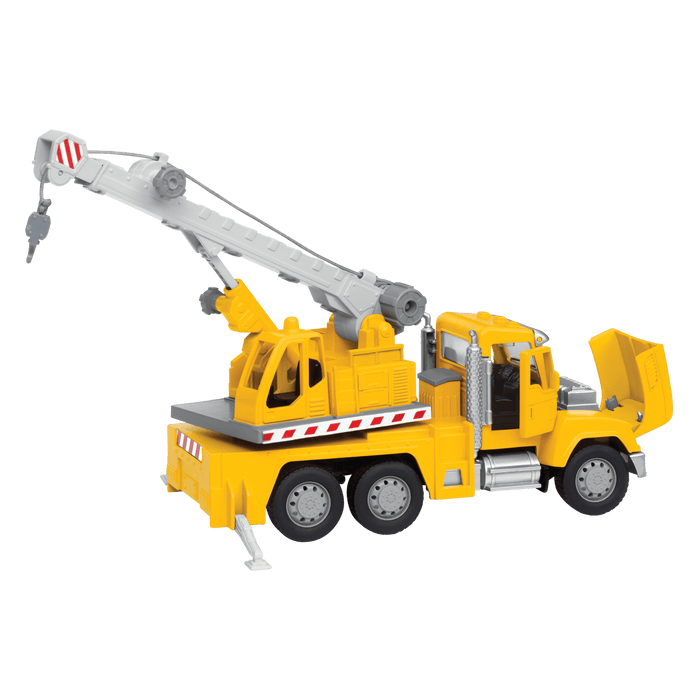 Yellow toy crane truck