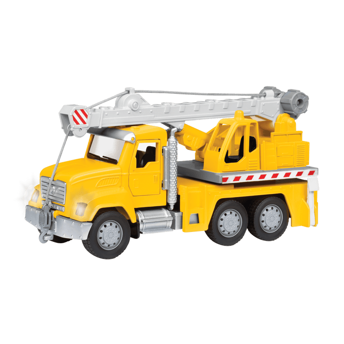 Yellow toy crane truck