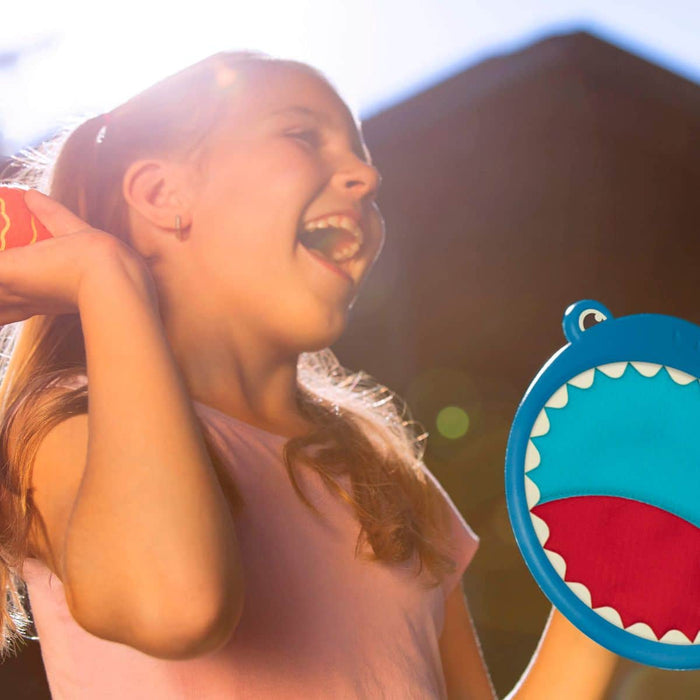 Shark design catch & toss game.