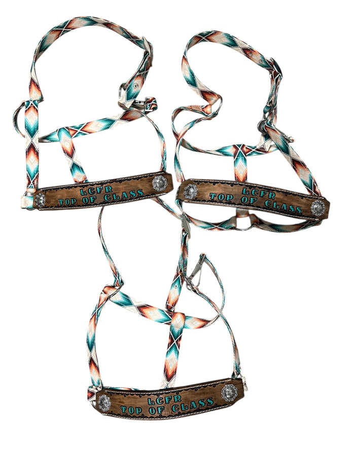Custom award horse halter western different patterns available