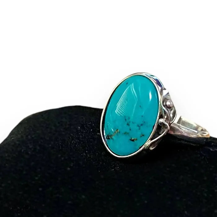Custom Sterling Silver Turquoise Ring