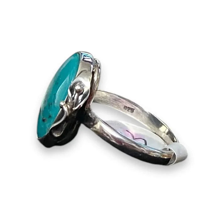 Custom Sterling Silver Turquoise Ring