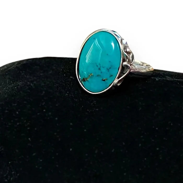 Custom Sterling Silver Turquoise Ring