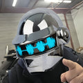 Daft Punk Helmet - Thomas Electroplated Silver Mask - Band Props Replicas