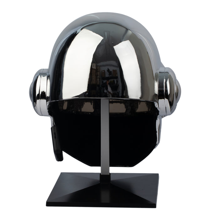 Daft Punk Helmet - Thomas Electroplated Silver Mask - Band Props Replicas