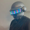 Daft Punk Helmet - Thomas Silver Led Mask - Band Props Replicas