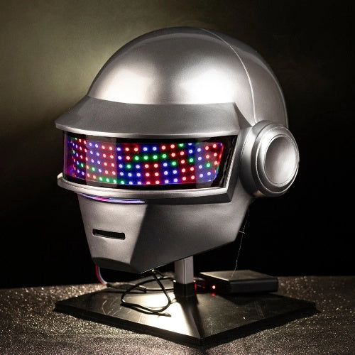 Daft Punk Helmet - Thomas Silver Led Mask - Band Props Replicas
