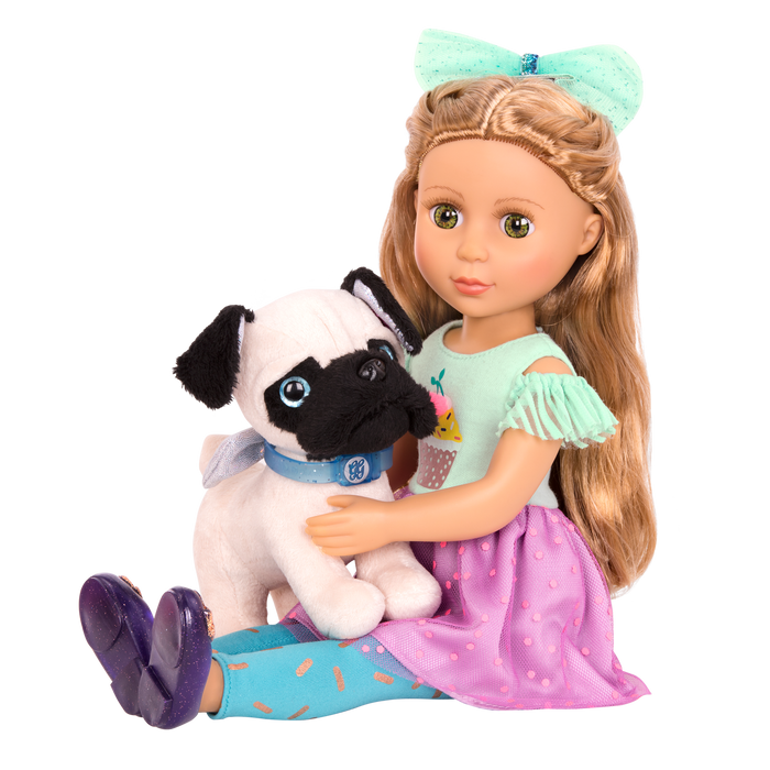 Pug dog plushie