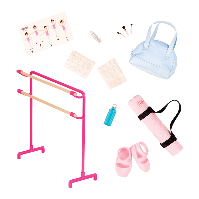 18-inch doll using ballet playset