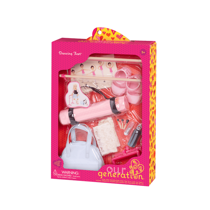 18-inch doll using ballet playset