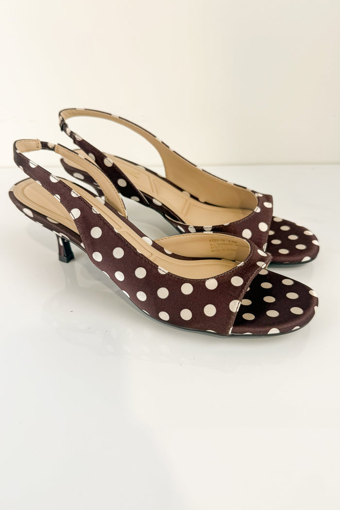 Darby polka dot heel