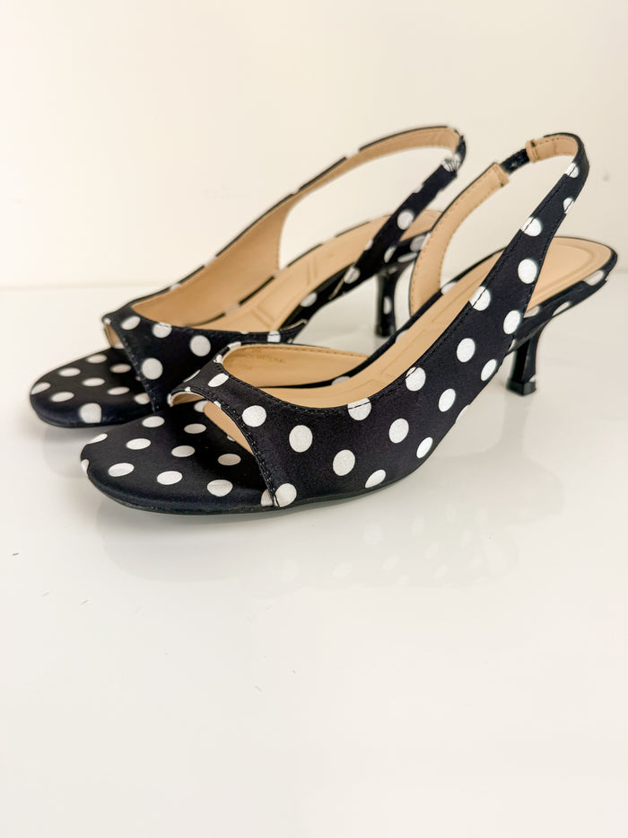 Darby polka dot heel