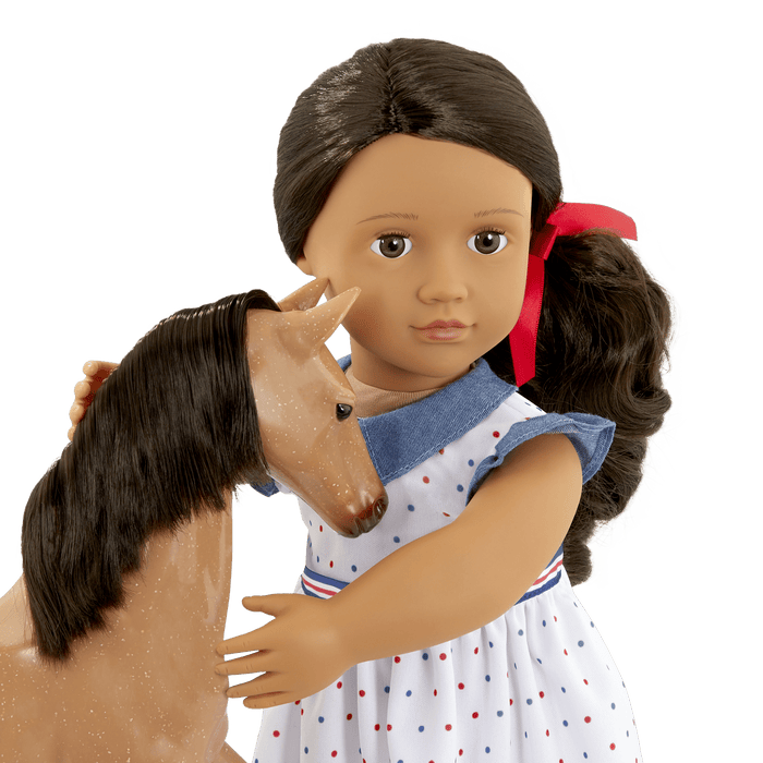 Our Generation 18-inch Equestrian Doll Daria & Foal