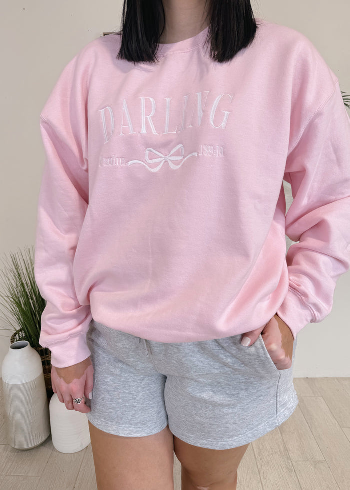 Darling Embroidered Sweatshirt