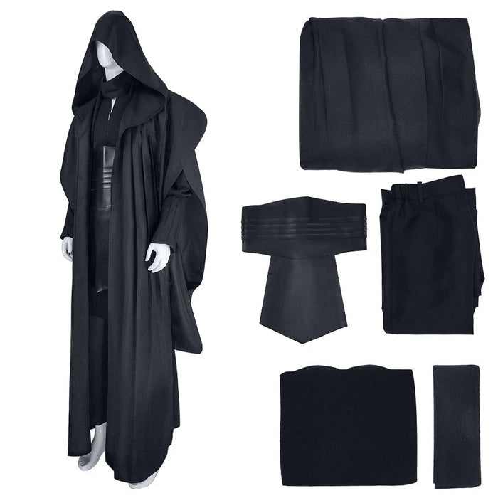 Darth Maul Costume - Star Wars Sith Tunic & Robe Full Set - Adult Outfit