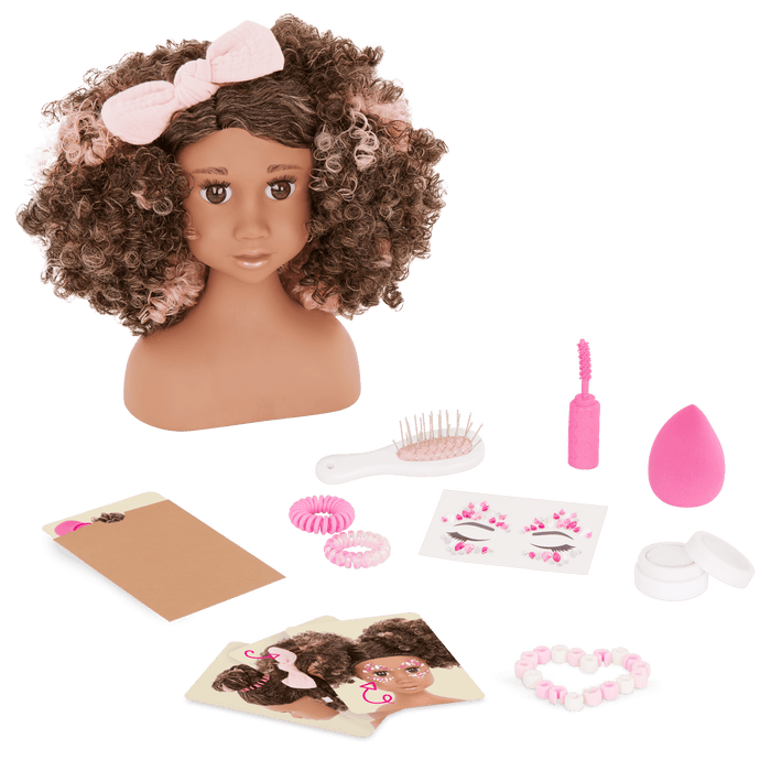 Our Generation Sparkles of Fun Styling Head Doll Davina