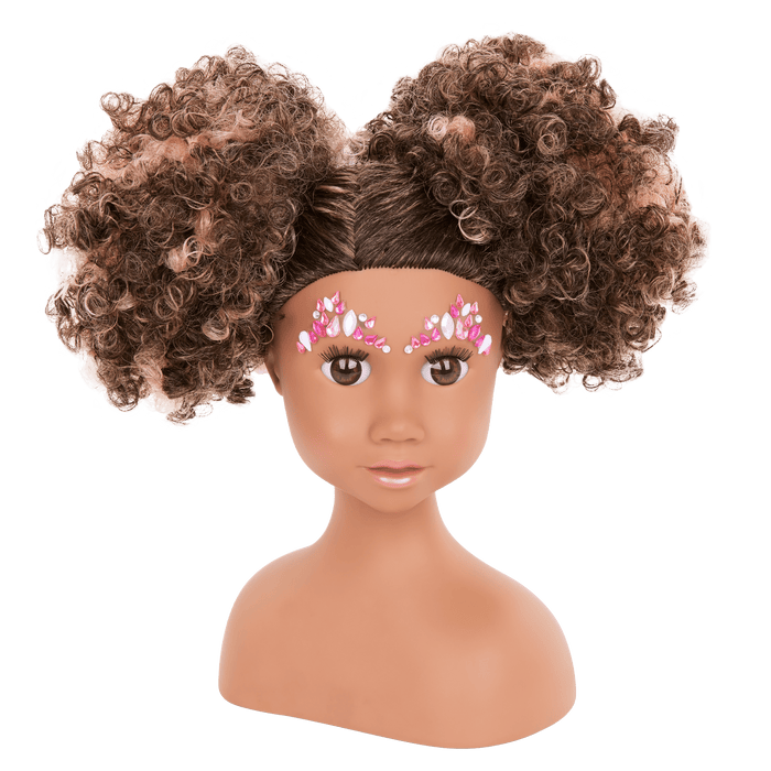 Our Generation Sparkles of Fun Styling Head Doll Davina