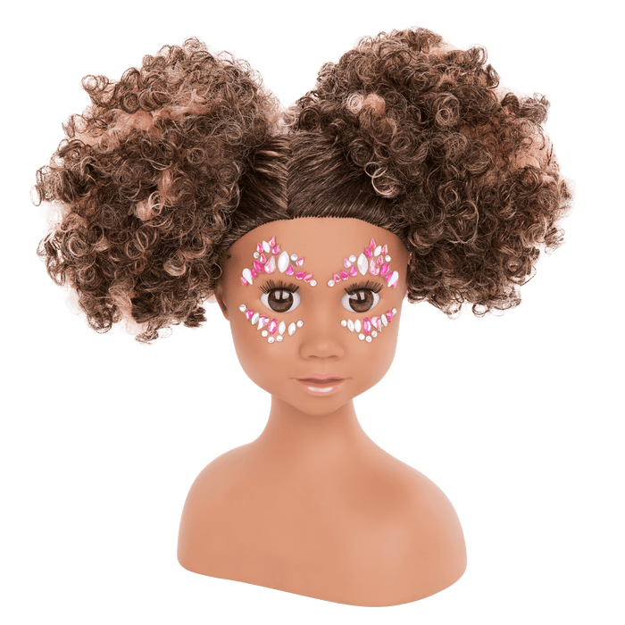 Our Generation Sparkles of Fun Styling Head Doll Davina