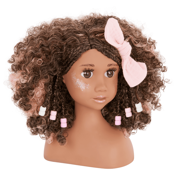 Our Generation Sparkles of Fun Styling Head Doll Davina