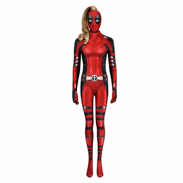 Deadpool 3 Lady Deadpool Outsuit - Bruce Bodysuit Jumpsuit - Women Xmas Gift
