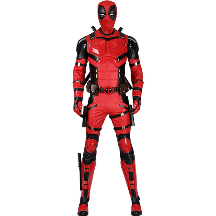 Deadpool 3 Wade Wilson Bright Red Jumpsuit  -  Adult Cos Outfit
