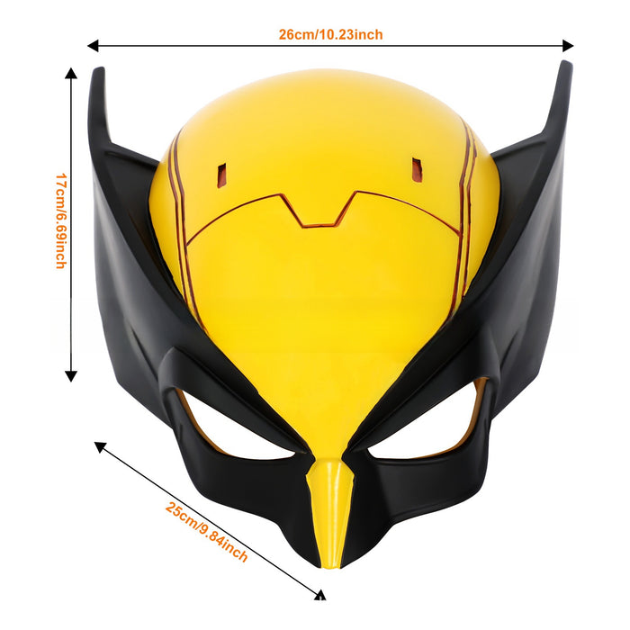 Deadpool 3 Wolverine Resin Mask - Adjustable Adult Cosplay Prop Replica